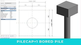 Create Revit Families - How to Create Bored Pile in Pile Cap