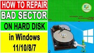 BAD SECTOR HARD DISK REPAIRED 99.999%