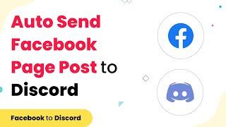 Auto Send Facebook Page Post to Discord - Facebook Page Discord Bot