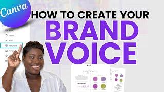 Quick Guide How to Create a Brand Voice with Canva Write | Canva for Beginners 2023 @CareyDigital