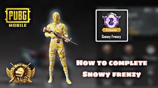 How to Complete Snowy Frenzy Achievement | Pubg Achievement