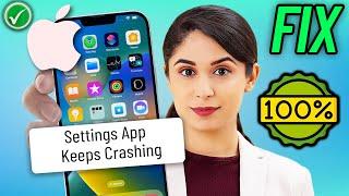 How To Fix Settings App Keeps Crashing on iPhone 2024 | Settings App Crashes iPhone