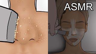 Oddly Satisfying Skincare Animation ASMR ! Pimple Popping / LULUPANG