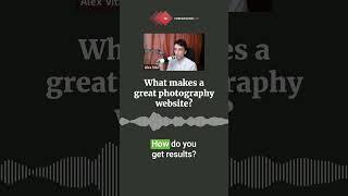 What makes a great photography website? #shorts