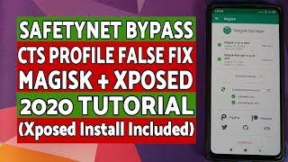 Android SafetyNet Bypass | CTS Profile False Fix | 2020 | Magisk & Xposed