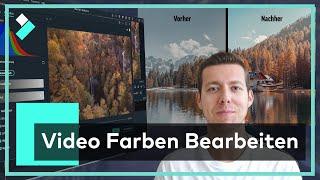 Farbe Korrektur - Video Farben Bearbeiten | Filmora Tutorial