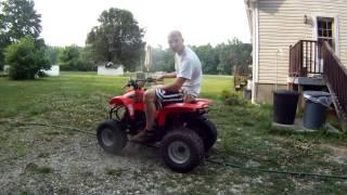 polaris scrambler 90cc 2 stroke ATV 4 wheeler quad youth