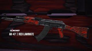 AK-47 Красный глянец скин CS:GO