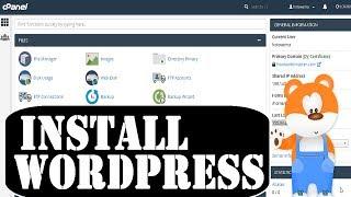 How to Install Wordpress With CPanel Softaculous in 2 Minutes Tutorial!