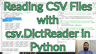 Reading CSV files with csv.DictReader in Python