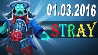 Dota 2 - Stray228 играет на герое Storm Spirit [Стрим 01.03.2016]