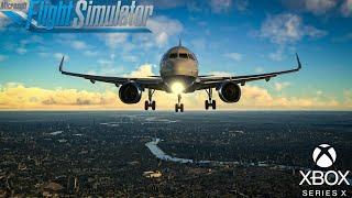 4K | Landing Heathrow Airport | Xbox series X | MSFS2020