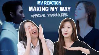 LẦN ĐẦU NGHE NHẠC SƠN TÙNG M-TP - MAKING MY WAY | OFFICIAL VISUALIZER REACTION