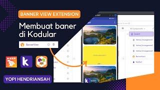 Membuat banner view di Kodular, AppInventor, Niotron dengan ekstension BannerView dari DeepHost