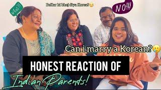 Indian parents reacts on Can i marry a Korean?How they agreed to send me to korea?|Indian Unnie|