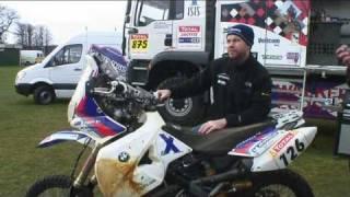 Simon Pavey's Dakar bike