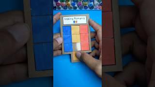 Make Romania  Cardboard crafts games puzzle easy