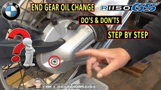 DIY Guide: Changing the Final Drive Oil on Your BMW R1150GS - Step-by-Step Tutorial