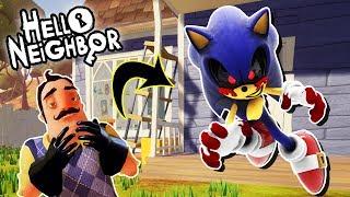 HELLO SONIC.EXE | Hello Neighbor Mod