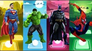 Spiderman Cartoon  Hulk  Ironman  Batman  Captain America   Who Will Win..⁉️