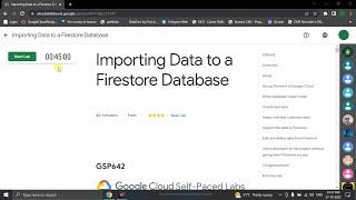 Importing Data to a Firestore Database [ GSP642 ] Google Cloud Lab Solution