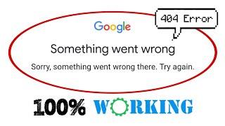 Gmail Login नहीं हो रहा || Gmail Something Went Wrong Problem