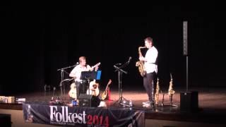 "hubert dohr & edgar unterkirchner" Live at FOLKEST 2014 - "gliders"