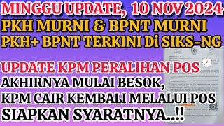 UPDATE BANSOS PKH & BPNT TERKINI DI SIKS-NG. INFO PKH BPNT HARI INI. SIAP2 CAIR LAGI DI POS?