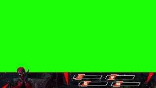 Animated Gaming Overlay | No Copyright | No Text | No Watermark | Green Screen | Spider Man !