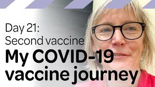 Day 21 of my vaccine journey | Ministry of Health NZ