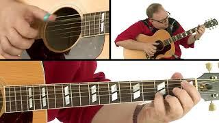  Fingerstyle Guitar Lesson - Freight Train: Breakdown - Richard Smith