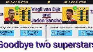 Tata Virgil van Dijk and Jadon Sancho. Goodbye two superstars (Hassan360)