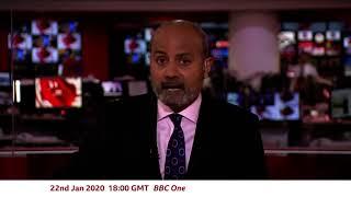 Coronavirus: first BBC TV News mentions, Jan 2020