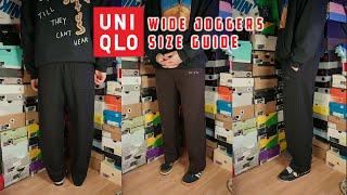 Uniqlo Hyped Wide Joggers Try-On & Size Guide!!! Are They Worth It?!?