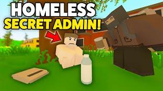 Spare Some Change SIR HOMELESS SECRET ADMIN - Unturned Roleplay (Homeless Man Secretly Super Admin)