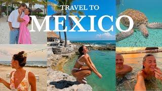 travel with me to mexico: sunrise swims, all inclusive resort, snorkeling!