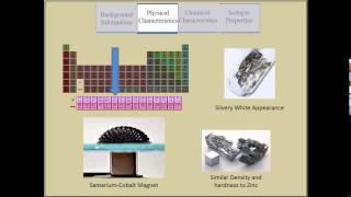 ChemWiki Elemental Minute: Samarium (Overview)