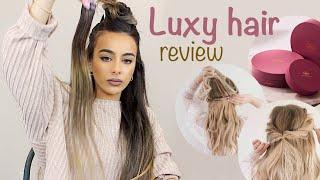 LUXY HAIR SEAMLESS extensions: BETTER THAN TAPE-INS?! Review, demo and tips for blending!!