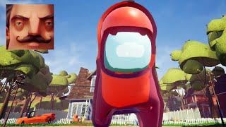 Hello Neighbor - My New Neighbor Among Us Act 1 Gameplay Walkthrough