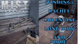 RACHEL ,LONG BOW AND BAGSLOT LOCATIONS  | Mist Survival Gameplay | TIPS AND TRICKS