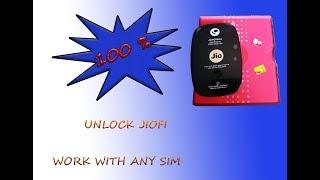 HOW TO UNLOCK JIO FI 100% work