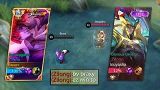 BRAXY CHOU VS TOP 1 PHILIPPINES ZILONG TRASHTALKER!! ( WHO WIN? )