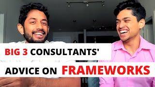 How to CRUSH consulting frameworks | Big 3 Consultants give in-depth, live examples