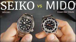 Seiko SBDC061 Vs Mido Ocean Star Tribute Which is the Better Affordable Diver - Powermatic 80 v 6R15