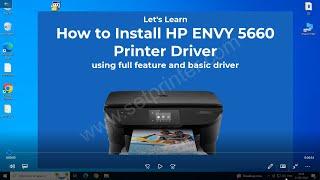 How to Install HP Envy 5660 Printer Driver on Windows 11, 10, 8, 8.1, 7
