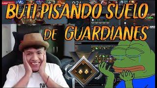 BUTI PISANDO SUELO DE GUARDIANES !!! 