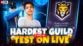 1 VS 2 & 1 VS 4 GUILD TEST + REACTION ON YOUR GAMEPLAY  #freefirelive #guildtest