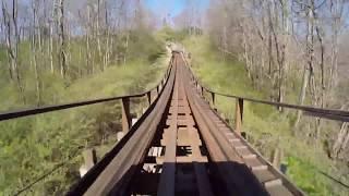 [10 Hours] Endless Wooden Roller Coaster - Video & Audio [1080HD] SlowTV