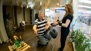 Chair Massage Experience in the Shopping Mall | Beat the Tiredness of Shopping!