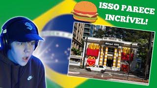 GRINGO REACTS to THE CRAZIEST MCDONALD'S IN BRAZIL!